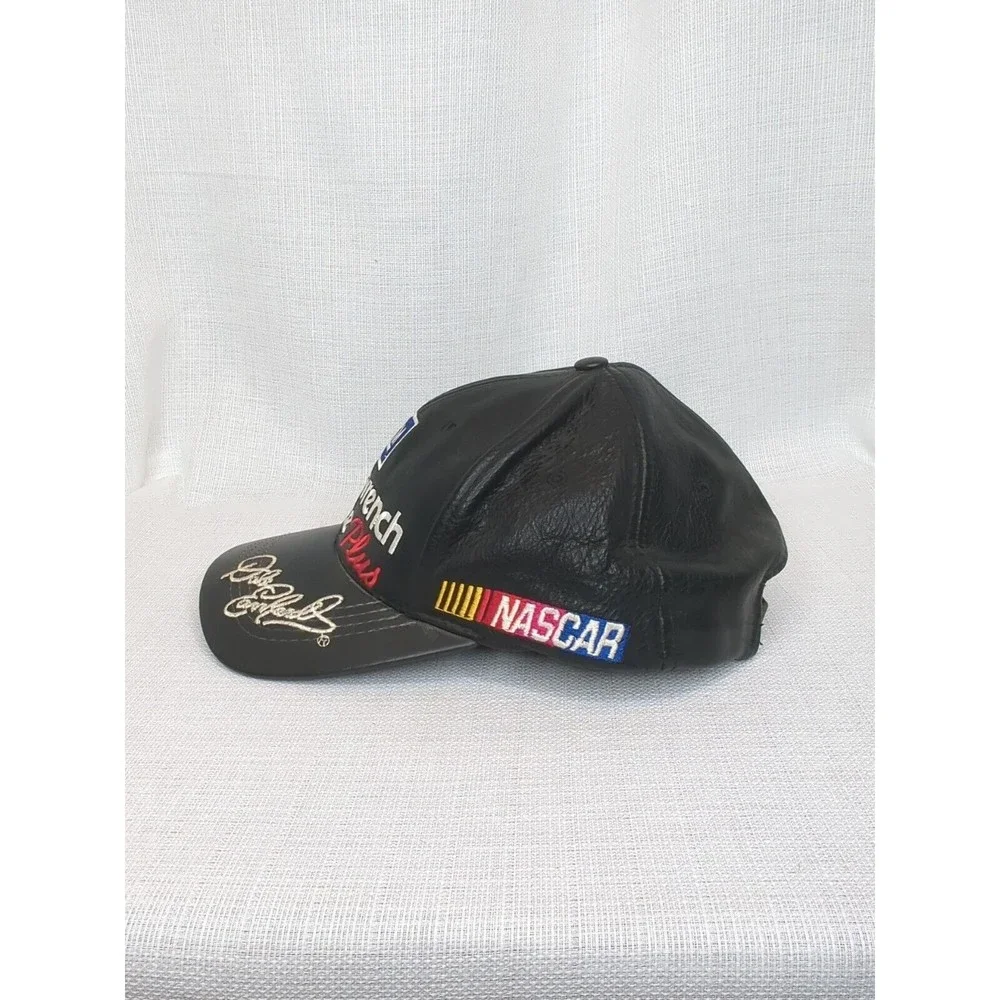 Vintage JH Design Dale Earnhardt Goodwrench Service Nascar Leather Strapback Hat